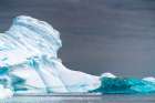 Antarctica, Yalour Islands. Landscape with icebergs and ocean. Art Print